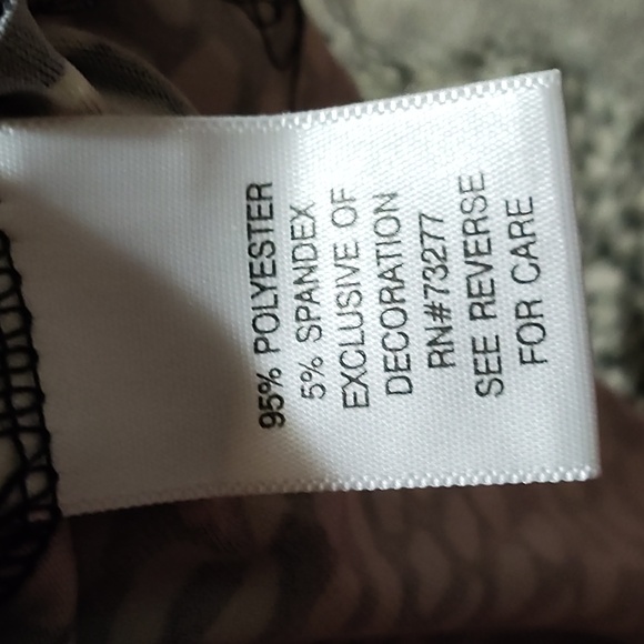 DANA BUCHMAN BLACK & WHITE ZEBRA PRINT WOMEN'S LONG SLEEVE SIZE S TUNIC BLOUSE - Picture 7 of 10